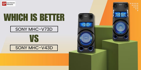 Sony MHC-V73D vs Sony MHC-V43D