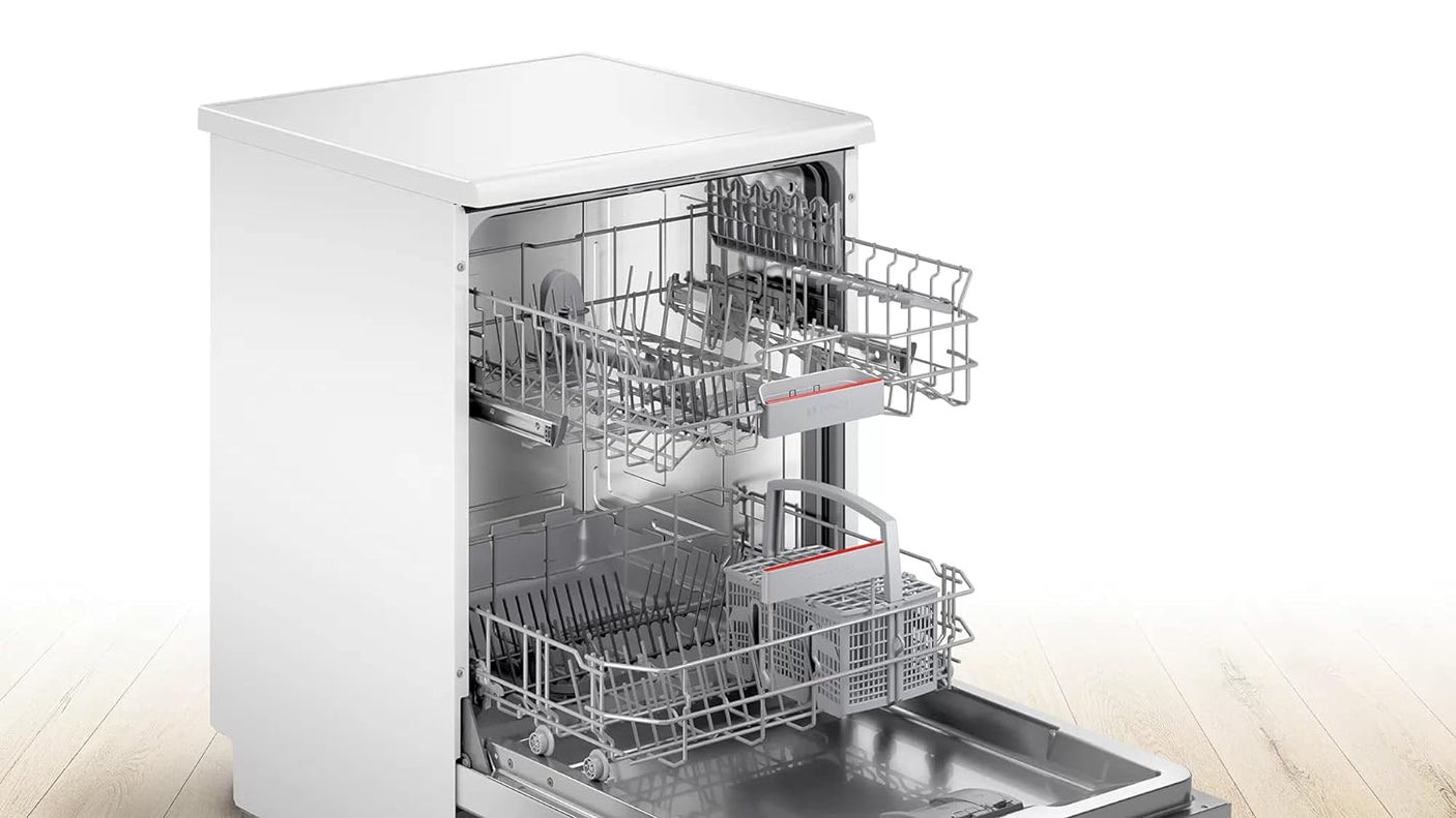 Bosch 13 Place Settings free-standing Dishwasher (SMS6ITW00I, White)