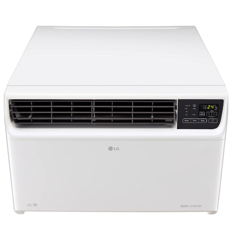 LG 1.5 Ton 3 Star DUAL Inverter Window AC (Copper, Convertible 4-in-1 cooling, RW-Q18WUXA, HD Filter with Anti-Virus Protection, White)