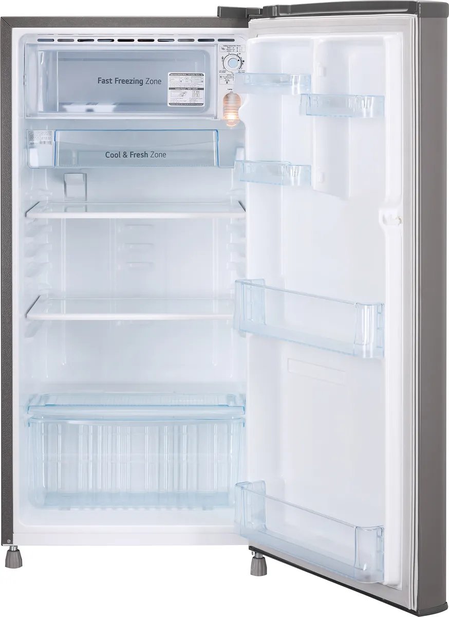 LG 185 L Direct Cool Single Door 1 Star Refrigerator  (Dim Grey, GL-B199GGXB)