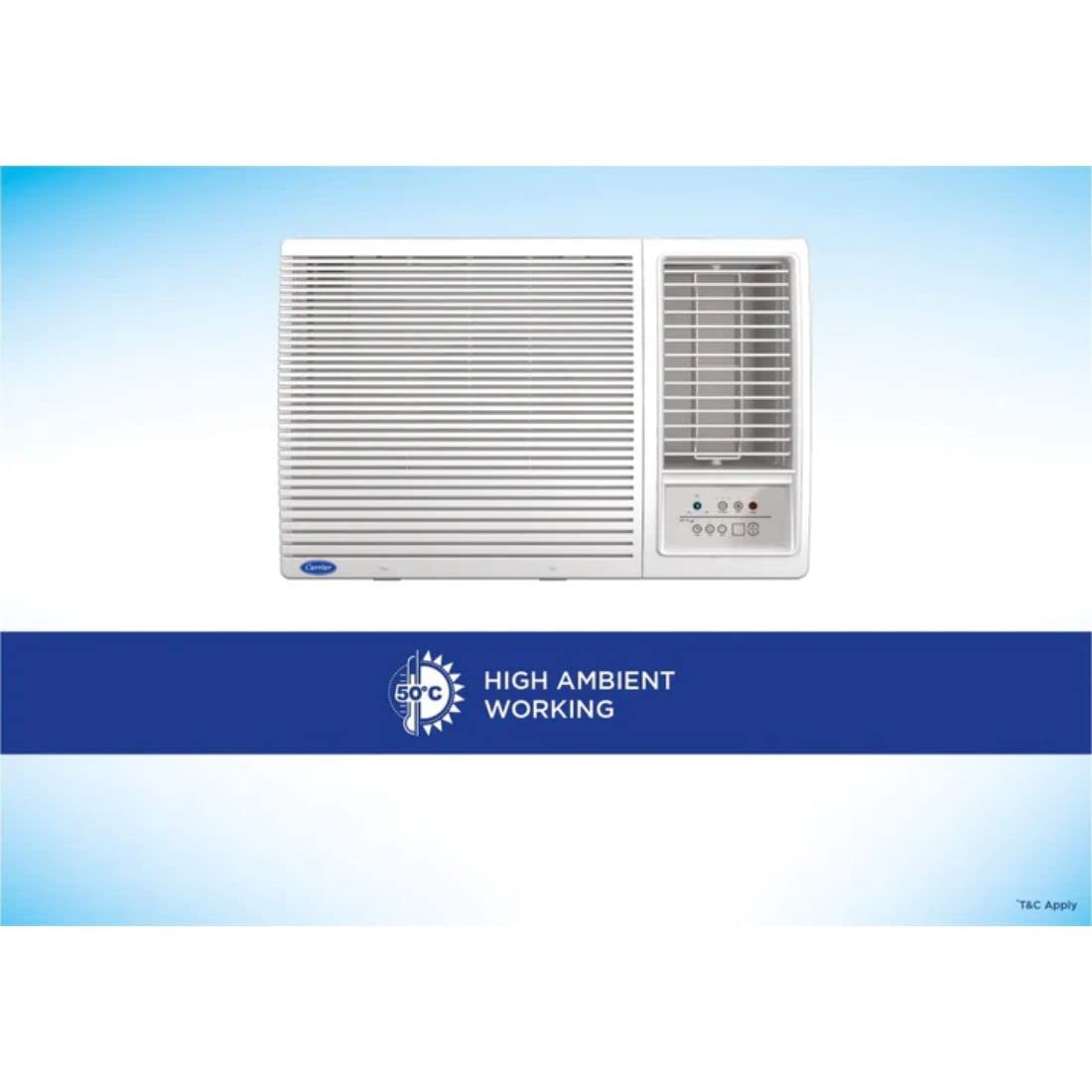Carrier 2 Ton 3 Star Window AC with Energy Saver Mode (Estrella Fx 24K, White)