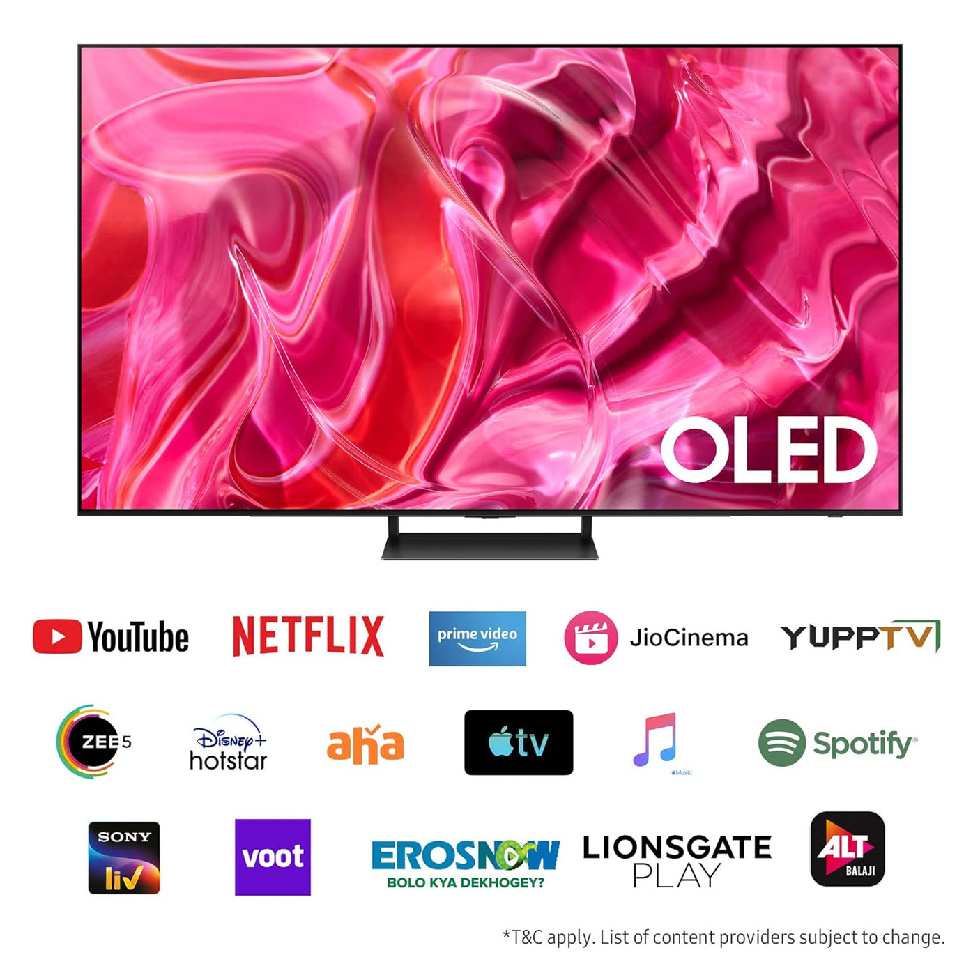 Samsung 138 cm (55 inches) 4K Ultra HD Smart OLED TV QA55S90CA (Titan Black)