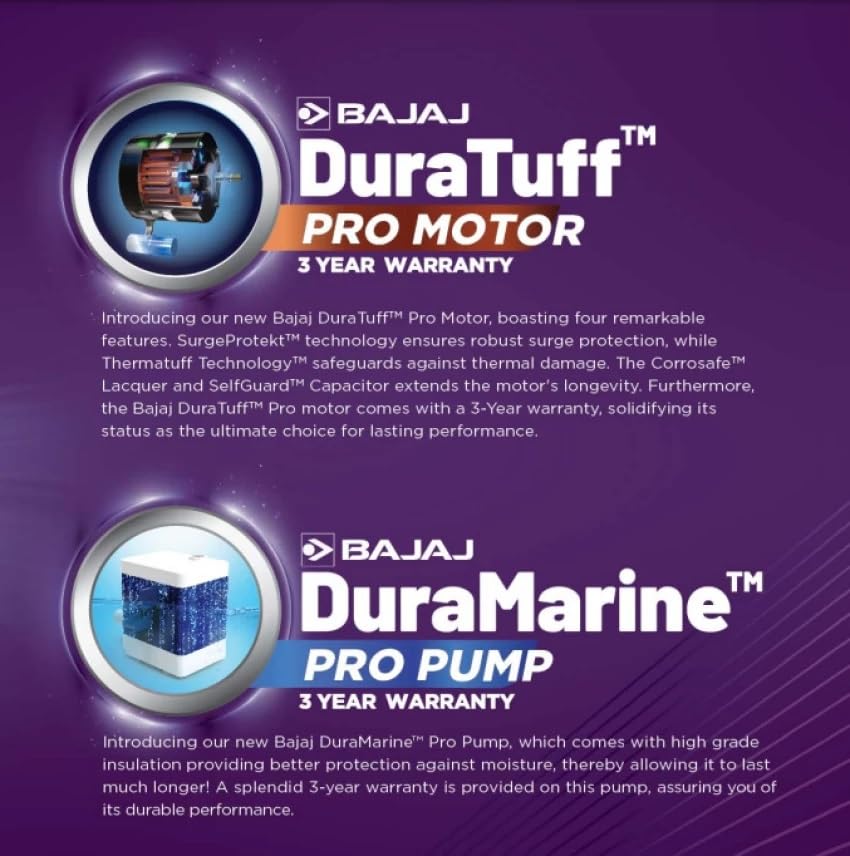 Bajaj Mighty 95L Desert Air Cooler with DuraTuff Pro Motor