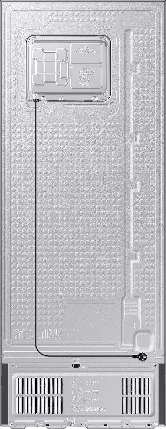 Samsung 465 L, Bespoke Optimal Fresh+, Digital Inverter, Frost Free Double Door WiFi Embedded Refrigerator (RT51CB662A22TL, Clean Black Glass, 2023 Model)