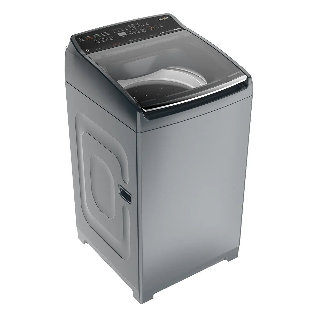 Whirlpool 8.5 Kg 5 Star StainWash Fully-Automatic Top Loading Washing Machine-Built In Heater Grey  (31639)