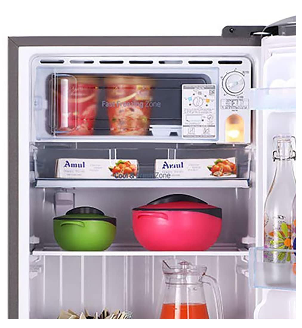 LG 205 L 4 Star Inverter Direct Cool Single Door Refrigerator (GL-B221APZY, Shiny Steel, 2023 Model)