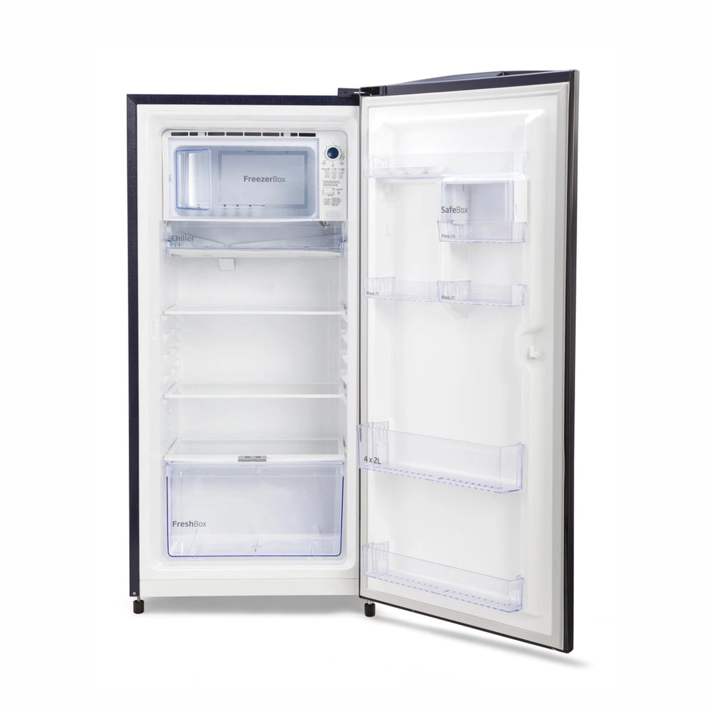 Voltas Beko 210 L 3 Star Single Door Direct Cool Refrigerator (RDC245C/W0BBE0M000UGD, Bonita Blue)