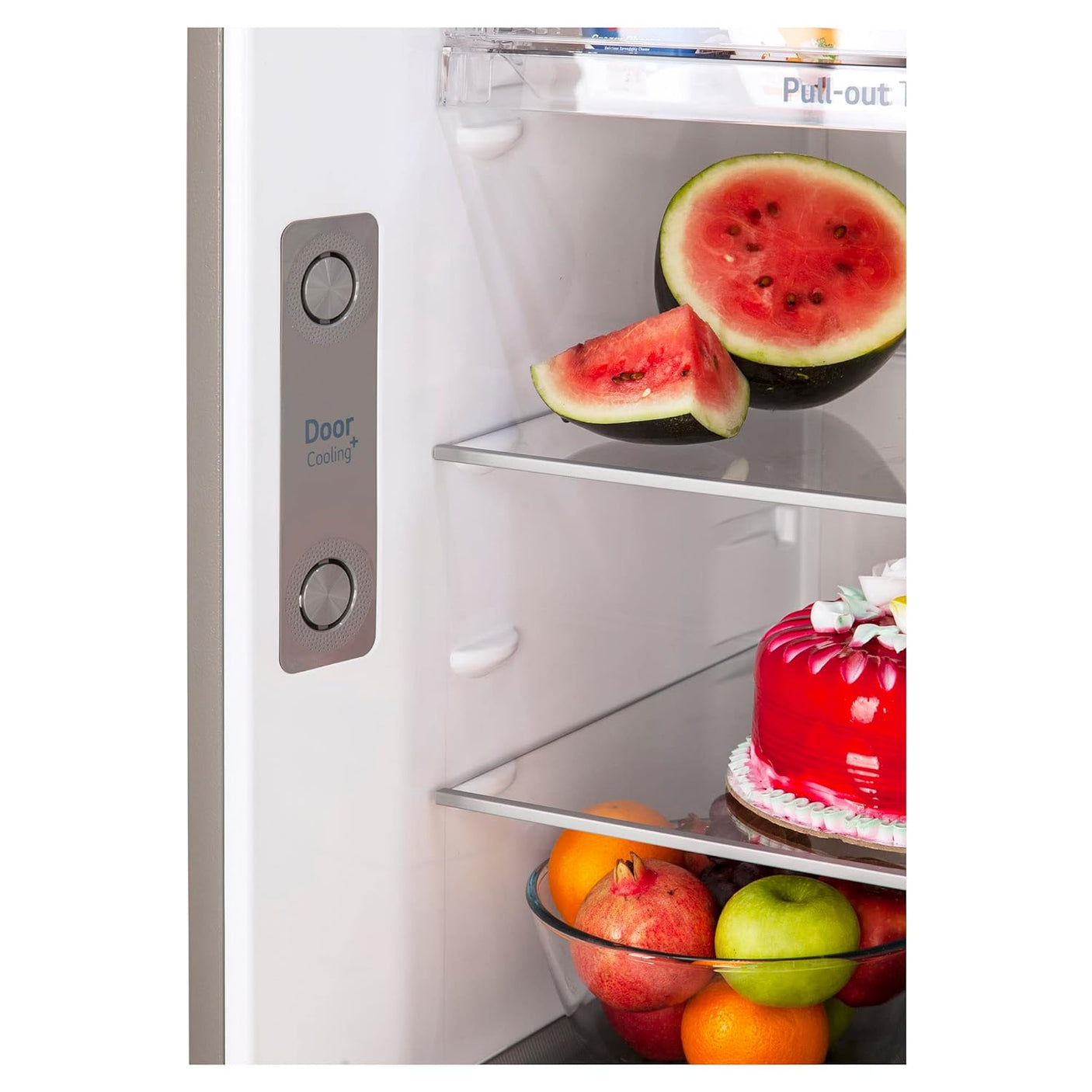 LG 322 L 2 Star Frost-Free Smart Inverter Wi-Fi Double Door Refrigerator Appliance ( Shiny Steel, Convertible & Door Cooling+ GL-T342TPZY,