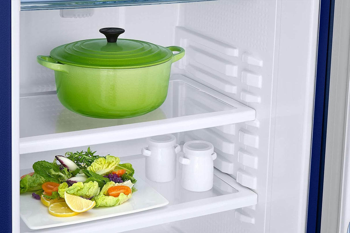 Samsung 183 L, 3 Star, Digital Inverter, Direct-Cool Single Door Refrigerator (RR20C2723CU/NL, Camellia Blue, 2023 Model) (RR20C2723CU)