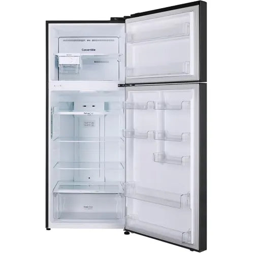 LG 446 L Frost Free Double Door 1 Star Convertible Refrigerator (Ebony Sheen, GL-T502CESR)