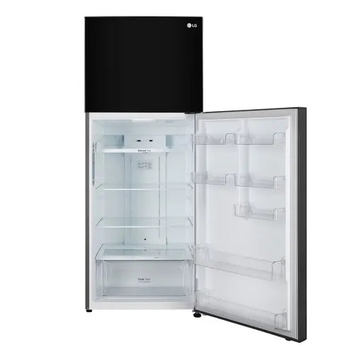 LG 446 L Frost Free Double Door 1 Star Convertible Refrigerator (Ebony Sheen, GL-T502CESR)