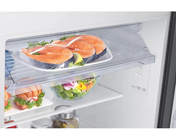 Samsung RT80F51C2BHL 467L 5-in-1 Convertible Double Door Refrigerator – Black Glass, Twin Cooling, Wi-Fi Enabled, Digital Inverter