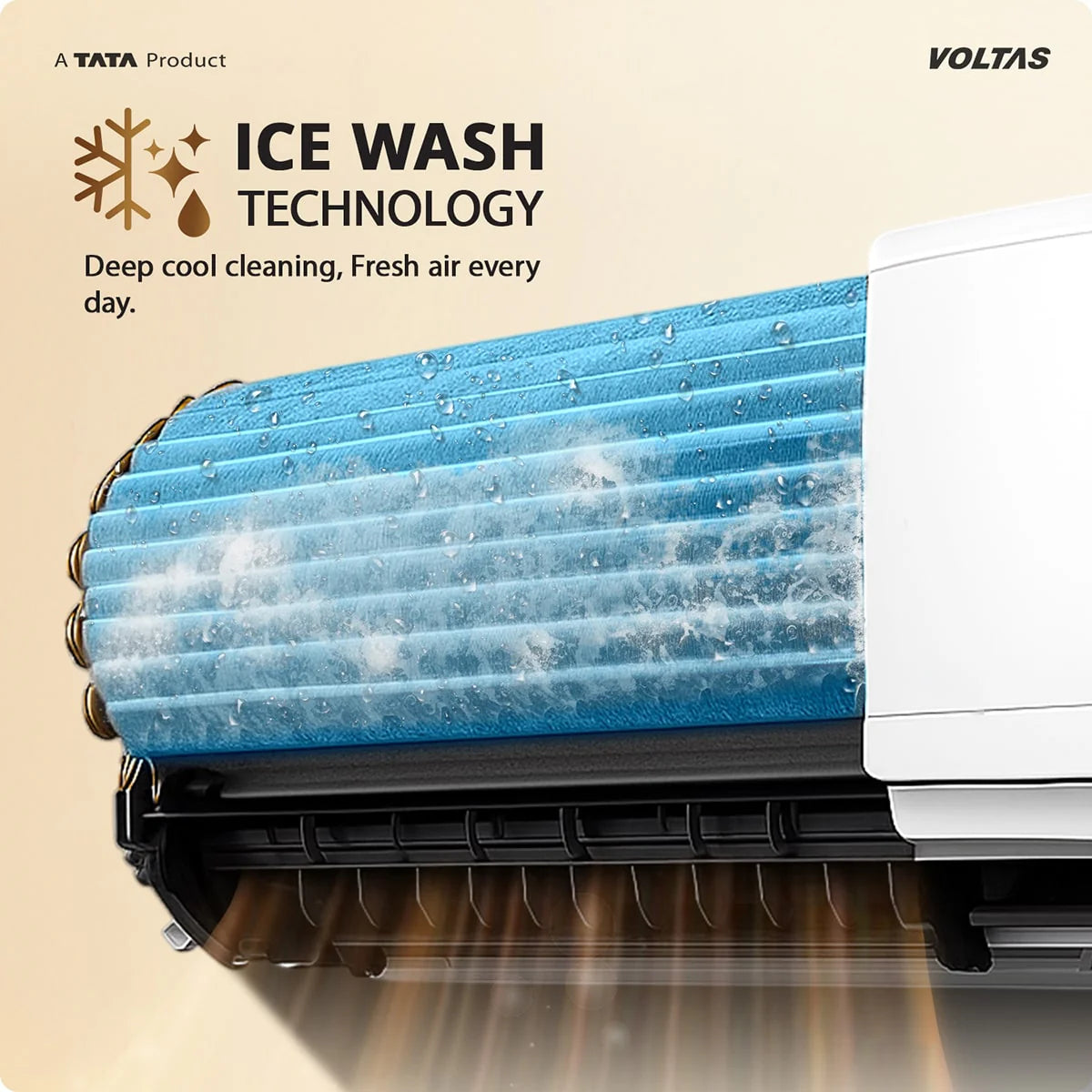Voltas 1.5 Ton 3 Star Split AC – 183INV Venus Luxe Inverter Air Conditioner