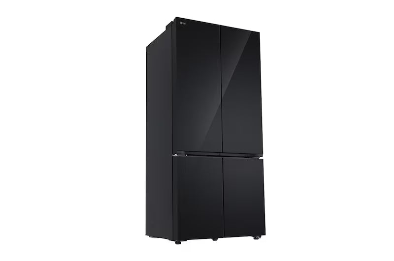 LG 610L French Door Refrigerator, 3 Star – Wi-Fi Convertible, Fresh Converter+, DoorCooling+, Black Glass Finish