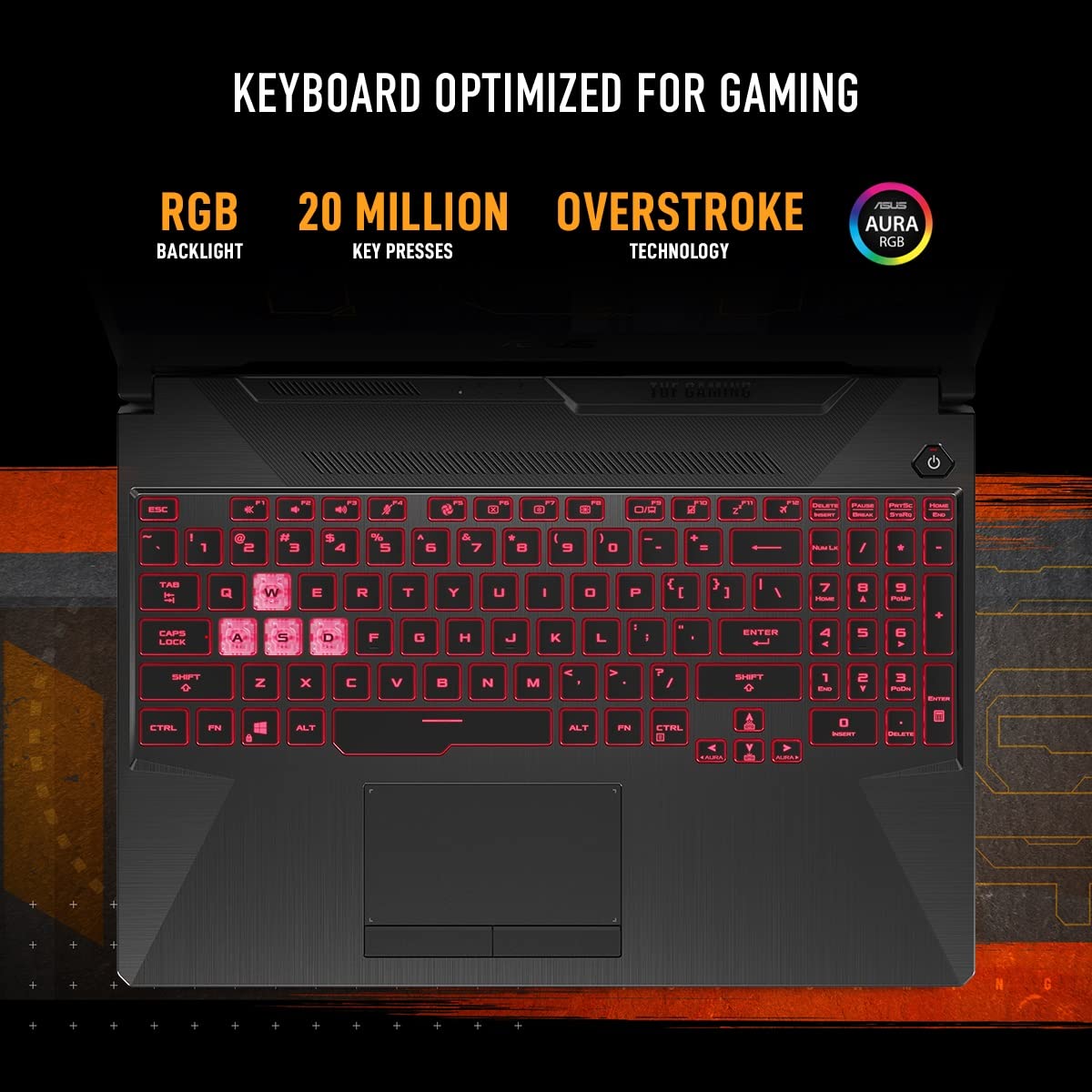 Immerse in ASUS TUF Gaming A15: Ryzen 5, GTX 1650, 15.6" FHD 144Hz - the epitome of gaming laptops.