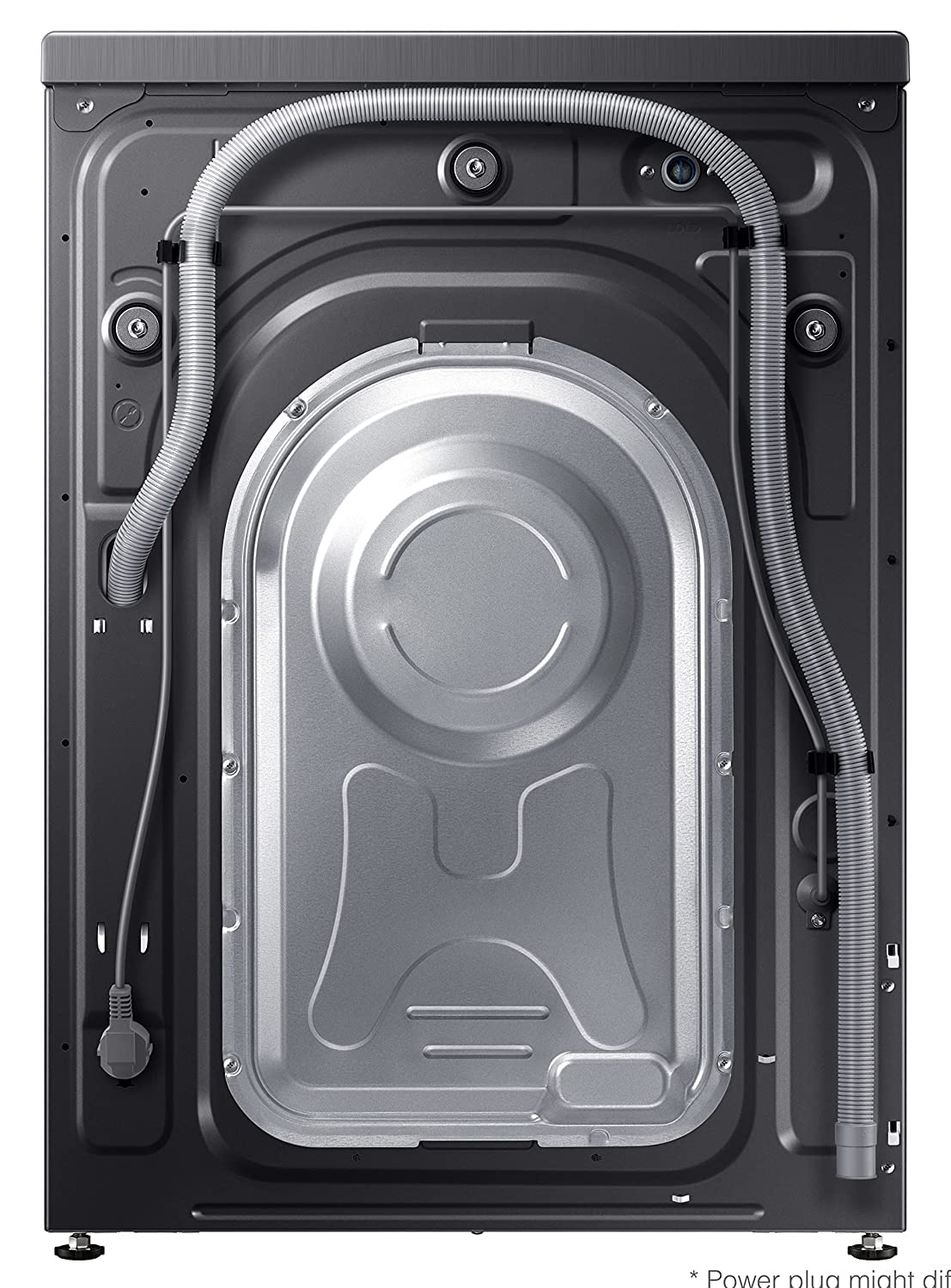 Samsung 12 kg, 5 star, Eco Bubble Technology, AI Control , Wi-Fi, Digital Inverter Motor, Fully-Automatic Front Load Washing Machine Appliance (WW12T504DAB/TL, Hygiene Steam, Black Caviar)