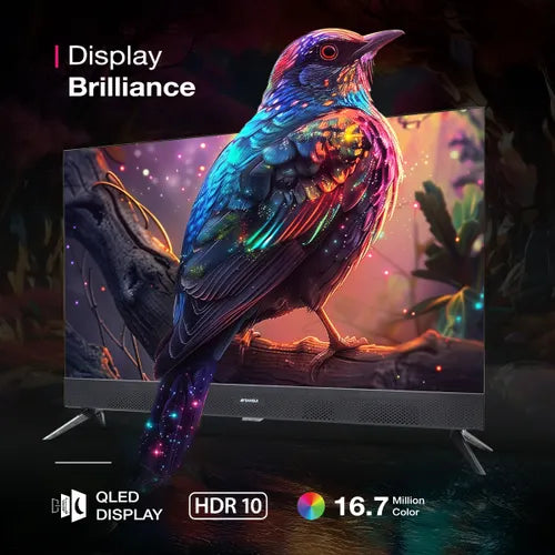 Sansui 80 cm QLED Smart HD Google TV JSS32GSHD | HDR10, HLG, Dolby Audio & Google Assistant