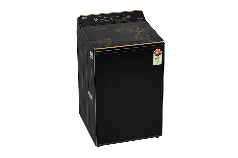 LG 8 Kg Top Load Fully Automatic Washing Machine | Hard Water Wash | 5 Star Energy Rating | Onyx Black | Model T80KMOB1Z