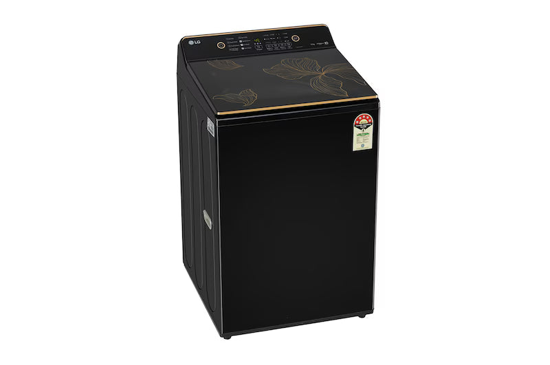 LG 9Kg Top Load Washing Machine,T90KMOB1Z, Hard Water Wash, Onyx Black, 5 Star