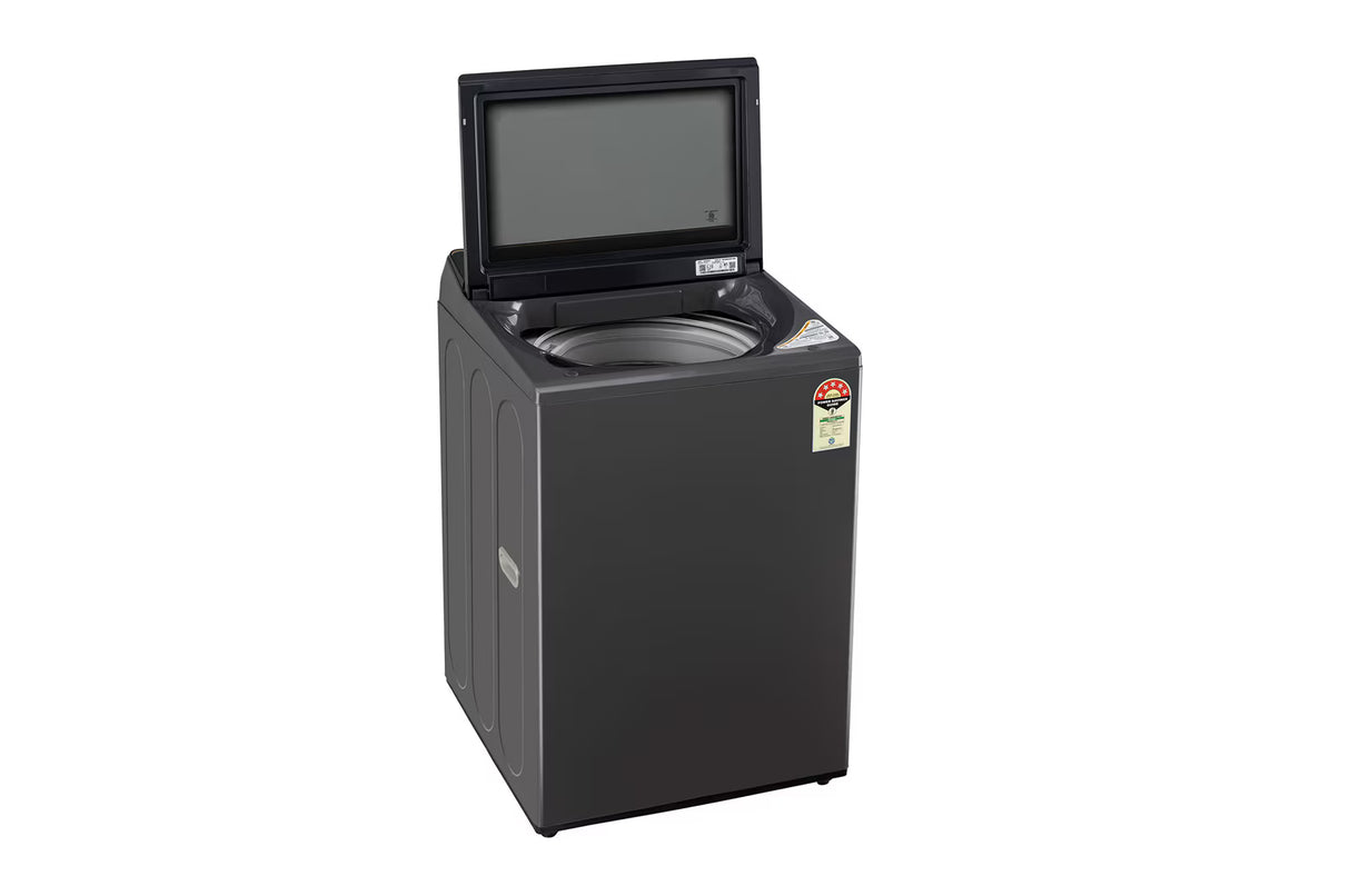 LG 9 kg 5 Star Top Load Washing Machine | T90KMMB3Z | Hard Water Wash, Middle Black