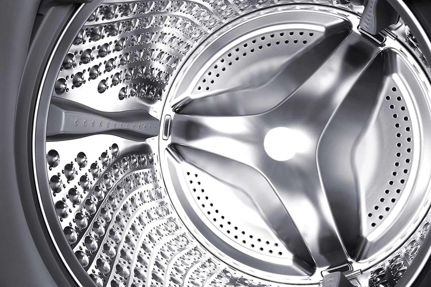 Samsung 12 kg, 5 star, Eco Bubble Technology, AI Control , Wi-Fi, Digital Inverter Motor, Fully-Automatic Front Load Washing Machine Appliance (WW12T504DAB/TL, Hygiene Steam, Black Caviar)