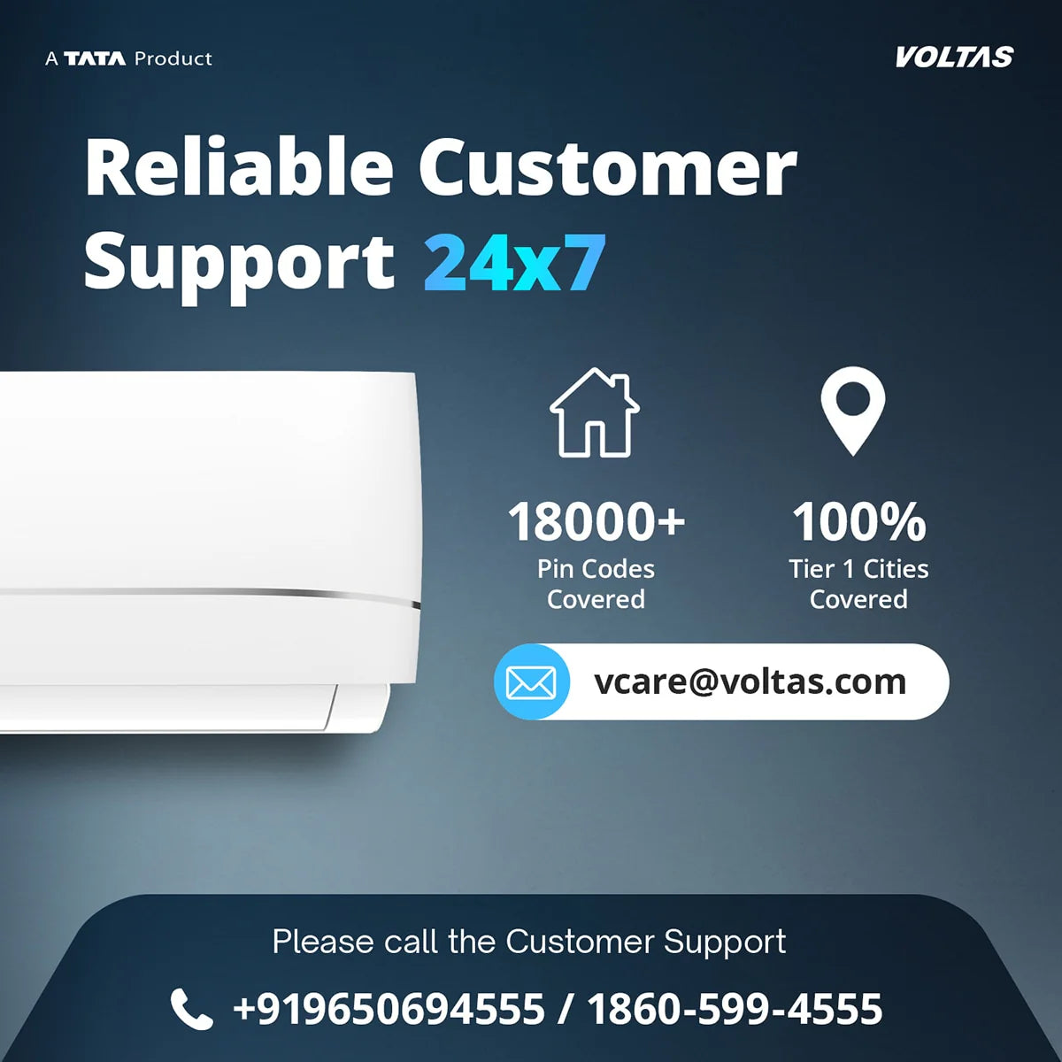 Voltas Vectra Zenith 1.5 Ton 3 Star Inverter Split Air Conditioner (Model: 183INVHC) | High Ambient Cooling up to 52°C | Turbo Cooling | Energy Efficient | Copper Condenser | Smart Cooling Technology | 2026 Model