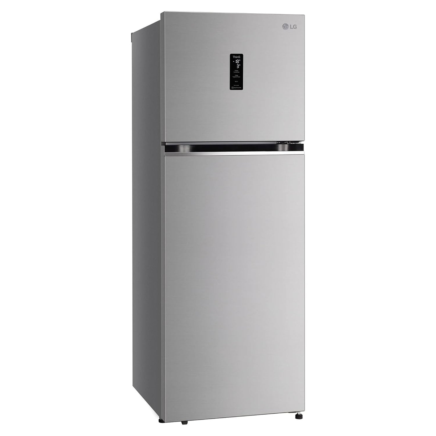 LG 322 L 2 Star Frost-Free Smart Inverter Wi-Fi Double Door Refrigerator Appliance ( Shiny Steel, Convertible & Door Cooling+ GL-T342TPZY,