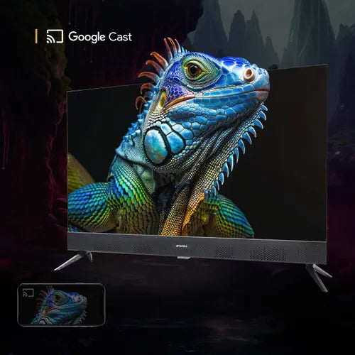 Sansui 80 cm QLED Smart HD Google TV JSS32GSHD | HDR10, HLG, Dolby Audio & Google Assistant