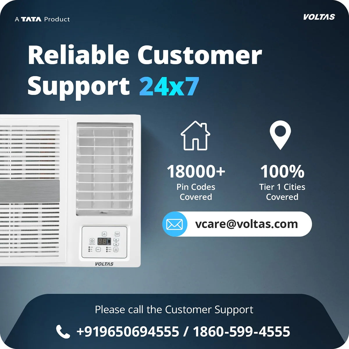 Voltas Pearl 1.5 Ton 3 Star Inverter Window Air Conditioner (Model: 183INV) | Fast Cooling Performance | Energy Efficient | Copper Condenser | Low Noise Operation | 2026 Model