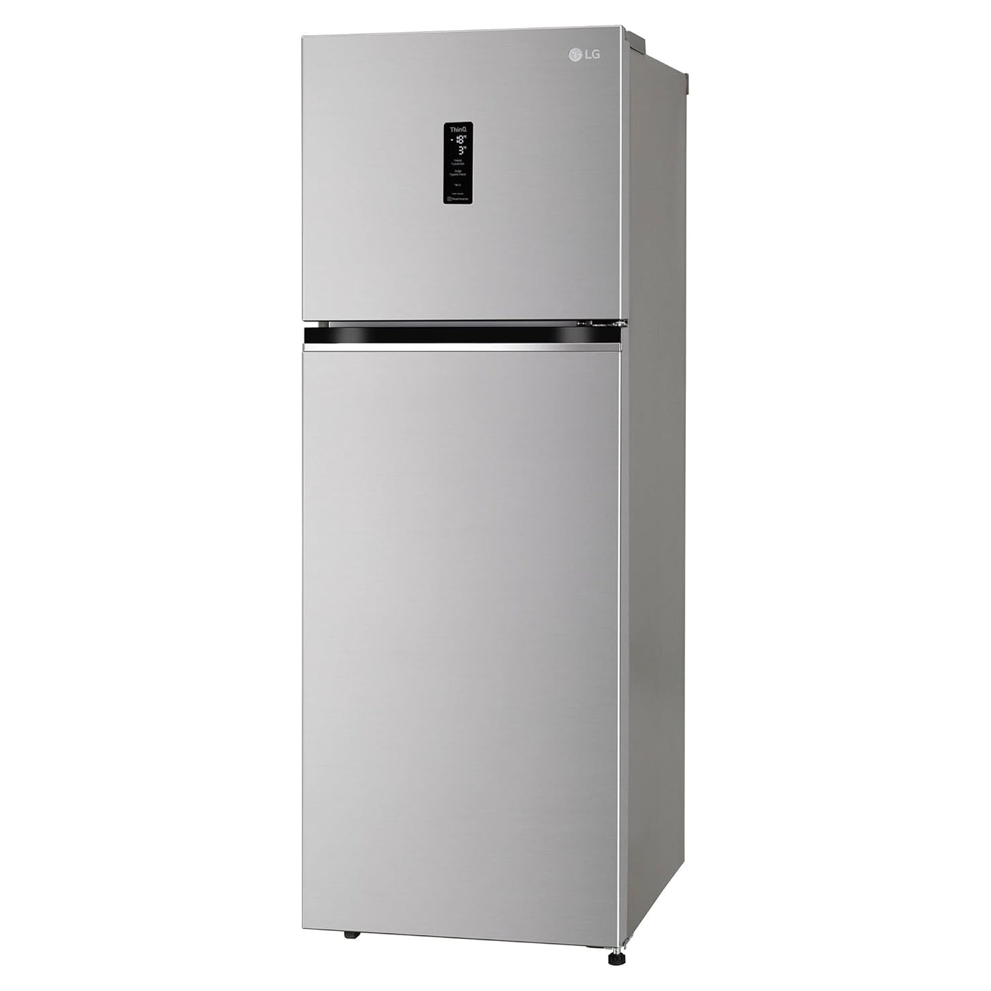 LG 322 L 2 Star Frost-Free Smart Inverter Wi-Fi Double Door Refrigerator Appliance ( Shiny Steel, Convertible & Door Cooling+ GL-T342TPZY,