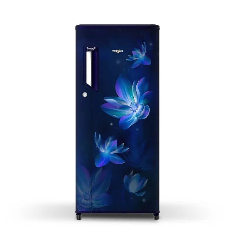 Whirlpool 192 L Direct Cool Single Door 3 Star Refrigerator (215 IMPC PRM 3S Sapphire Flower Rain)