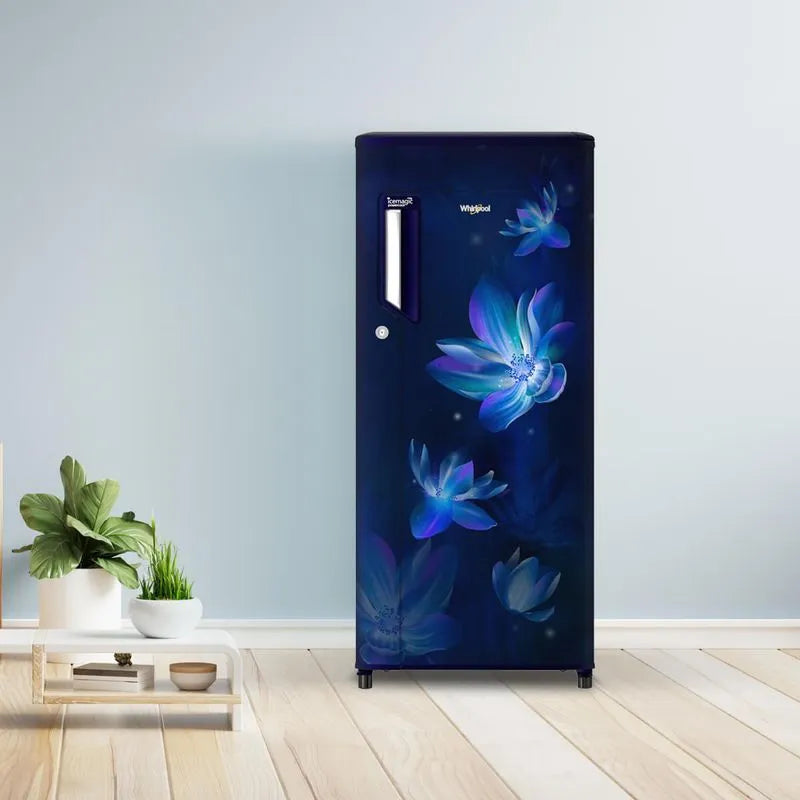 Whirlpool 192 L Direct Cool Single Door 3 Star Refrigerator (215 IMPC PRM 3S Sapphire Flower Rain)