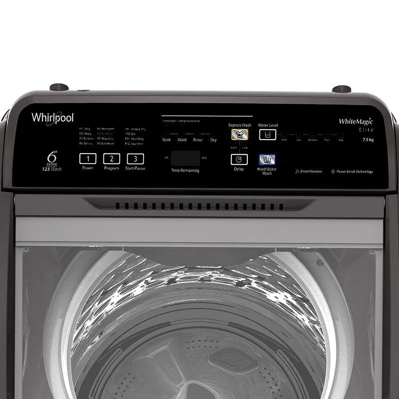 Whirlpool 7kg 5 Star Whitemagic Elite Fully Automatic Top-Load Washing Machine - Grey (31683)