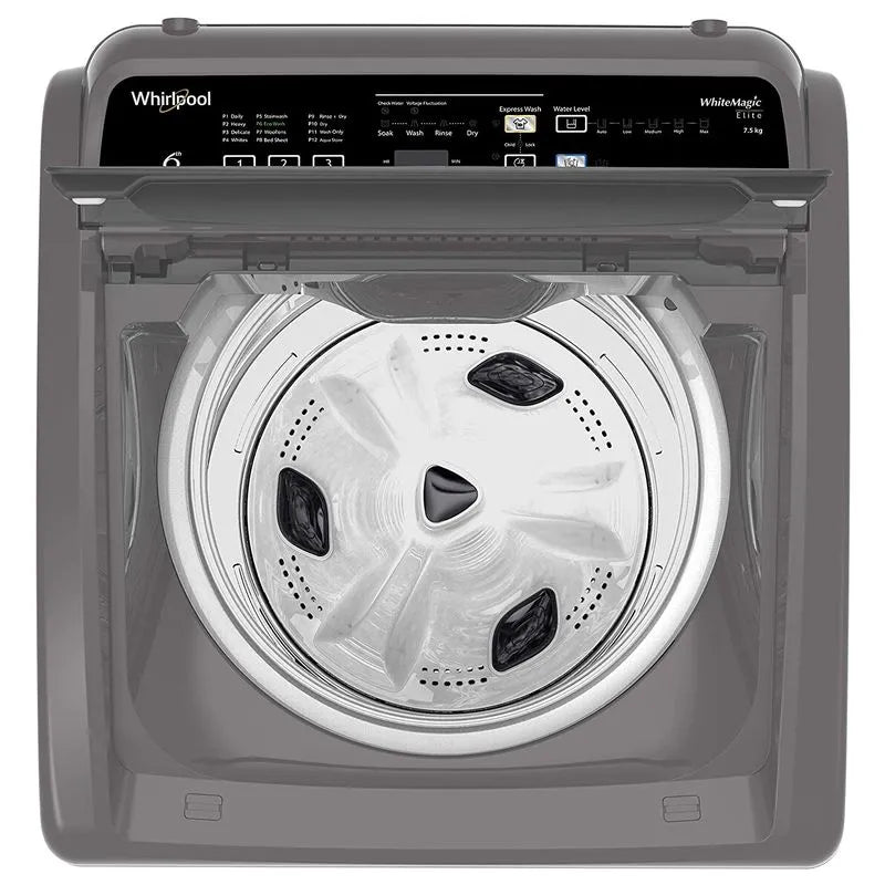 Whirlpool 7kg 5 Star Whitemagic Elite Fully Automatic Top-Load Washing Machine - Grey (31683)