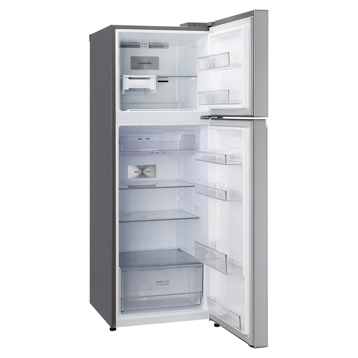 LG 322 L 2 Star Frost-Free Smart Inverter Wi-Fi Double Door Refrigerator Appliance ( Shiny Steel, Convertible & Door Cooling+ GL-T342TPZY,
