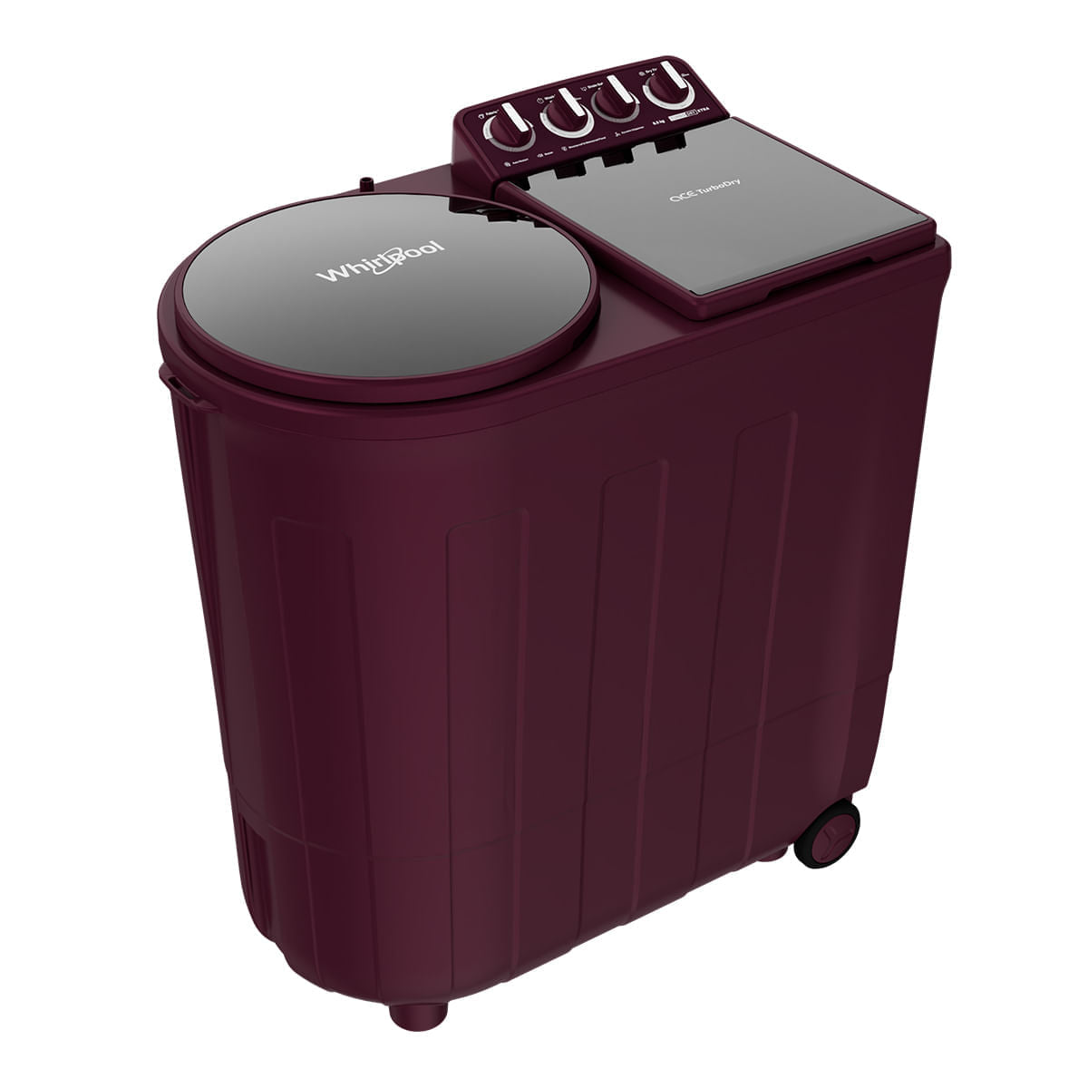 Whirlpool 8.5 Kg Semi Automatic with Faster Drying - Ace Turbo Dry Xtraa,Wine Dazzle (30351)