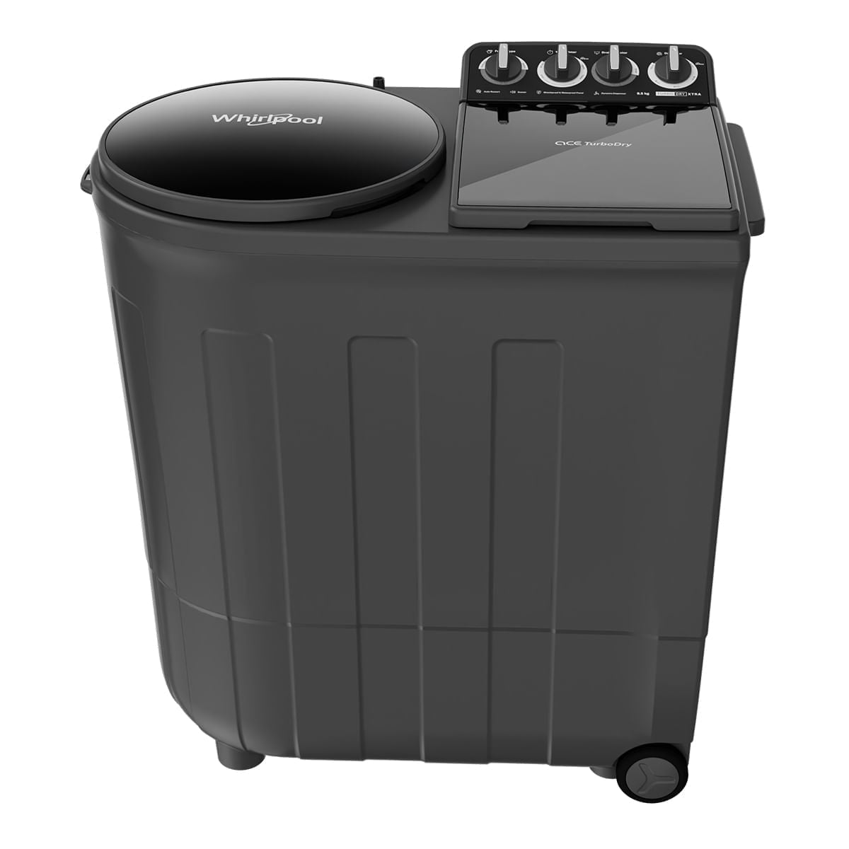 Whirlpool 8.5 Kg Semi Automatic with Faster Drying - Ace Turbo Dry Xtraa,Grey Dazzle (30352)