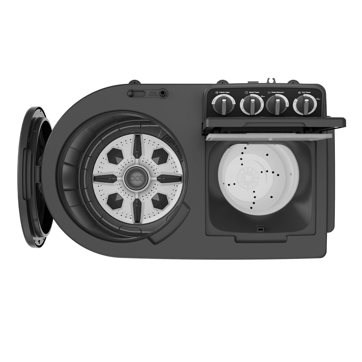 Whirlpool 8.5 Kg Semi Automatic with Faster Drying - Ace Turbo Dry Xtraa,Grey Dazzle (30352)