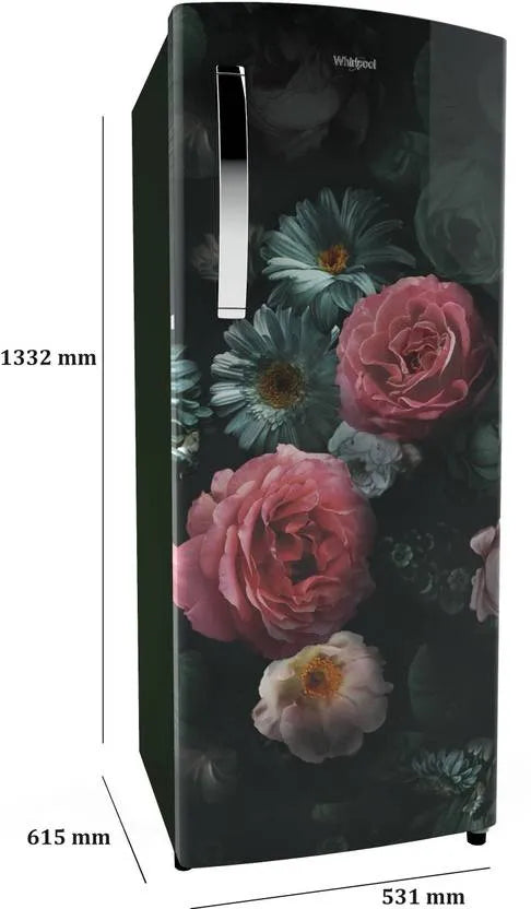 Whirlpool 192 L Direct Cool Single Door 3 Star Refrigerator (Neo Dutch, 215 IMPRO PRM 3S NEO DUTCH)(73050)