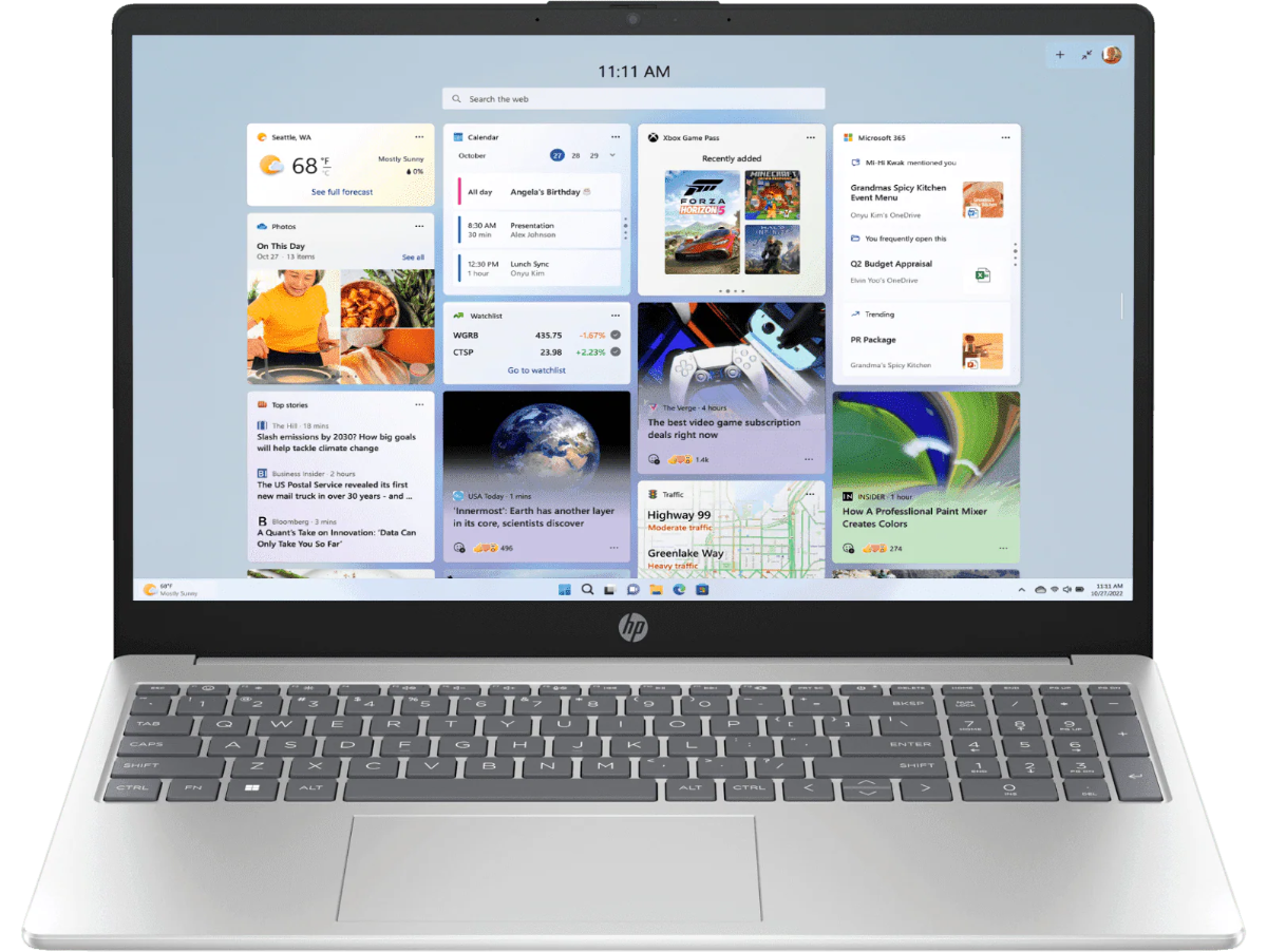 HP 15-FD0624TU Laptop (15.6" FHD, Intel Core i3, 8GB RAM, 512GB SSD, Windows 11 Home) | Thin & Light Laptop with MS Office Preloaded