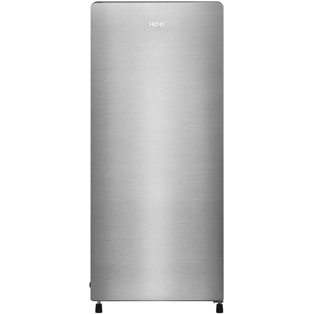 Haier 190 L, 3 Star, Nickel Steel Finish Direct Cool Single Door Refrigerator (HRD-2113BNS-N)