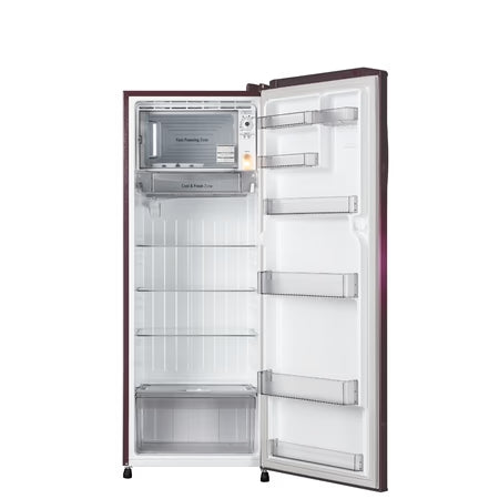LG Refrigerator GL-D2736YBRW – 260L Double Door | Smart Inverter | Wine Blossom