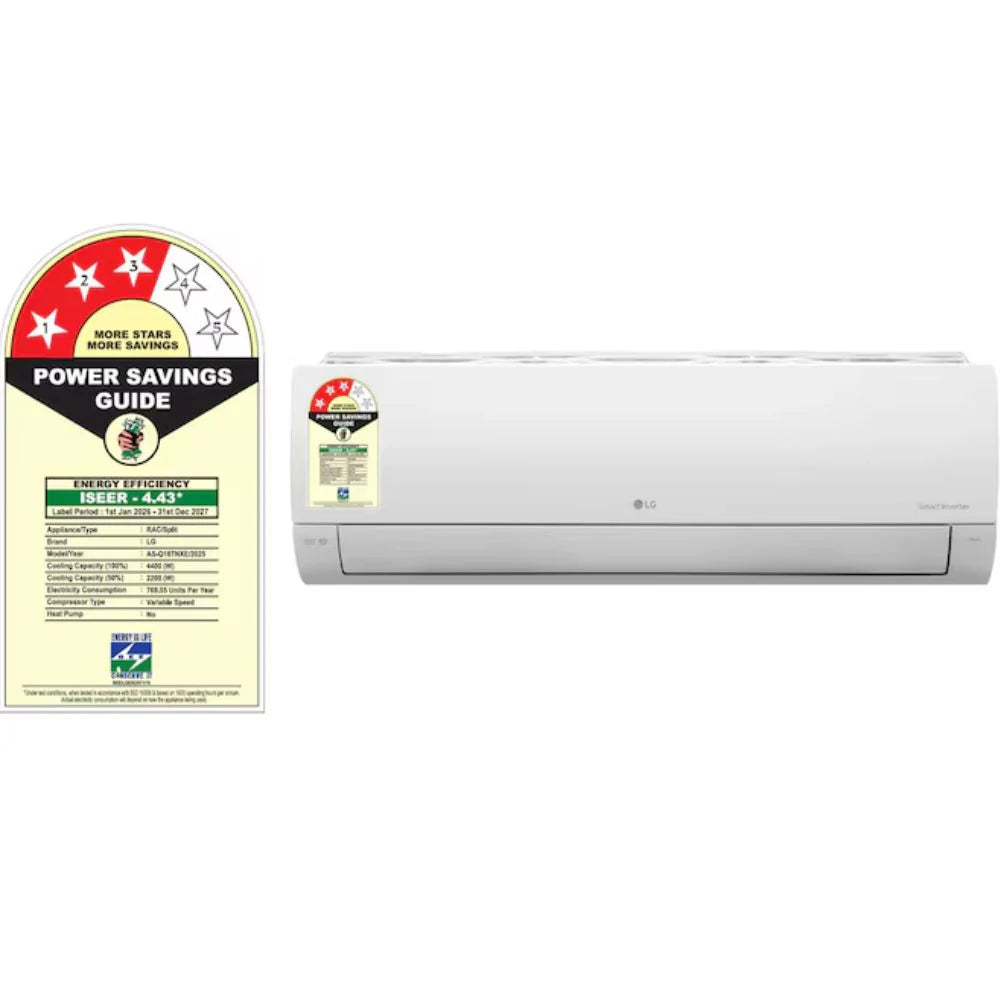 LG 1.5 Ton 3-Star Inverter Split AC | AI Convertible 6-in-1 Cooling | Dual Inverter | Gold Fin+ | Diet Mode+ | Viraat Mode | R32 Refrigerant | AS-Q19HNXE 2026