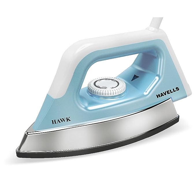 Havells Hawk 1100 Watt Heavy Weight Dry Iron (BLUE)