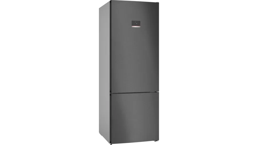 Bosch 508 L Frost Free Double Door 2 Star Refrigerator  (Black, Grey, KGN56CX41I)