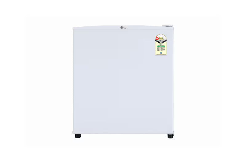 LG 43L Single Door Mini Refrigerator, Super White Finish, 1 Star