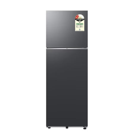Samsung 350L Frost Free Double Door Refrigerator with 5-in-1 Convertible Cooling & Digital Inverter Technology (Luxe Black, RT38HG5A42BXHL)