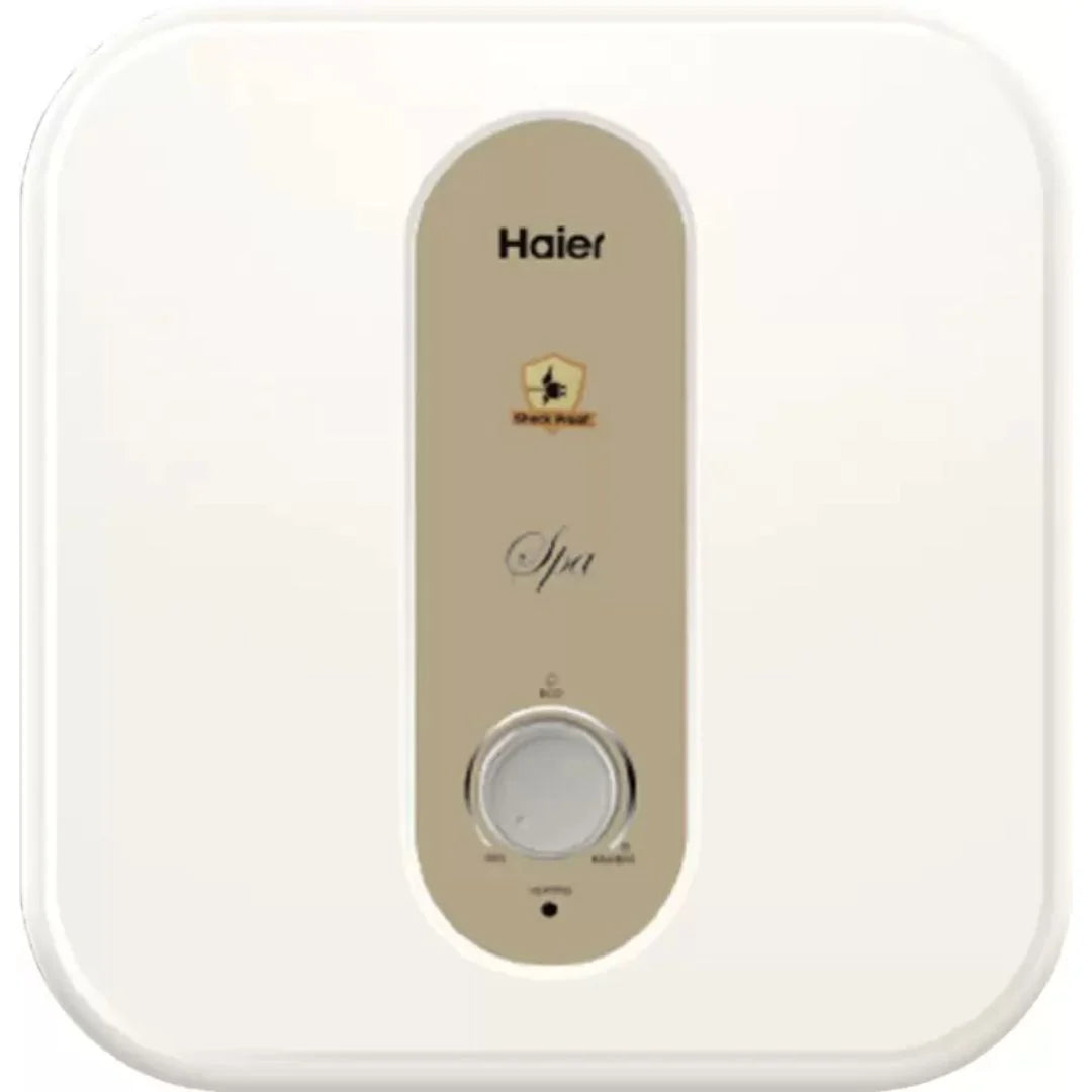 Haier ES15V-S1I 15L Storage Water Heater | Incoloy 800SS, 5 Star, 8 Bar, Shock Proof, Ivory
