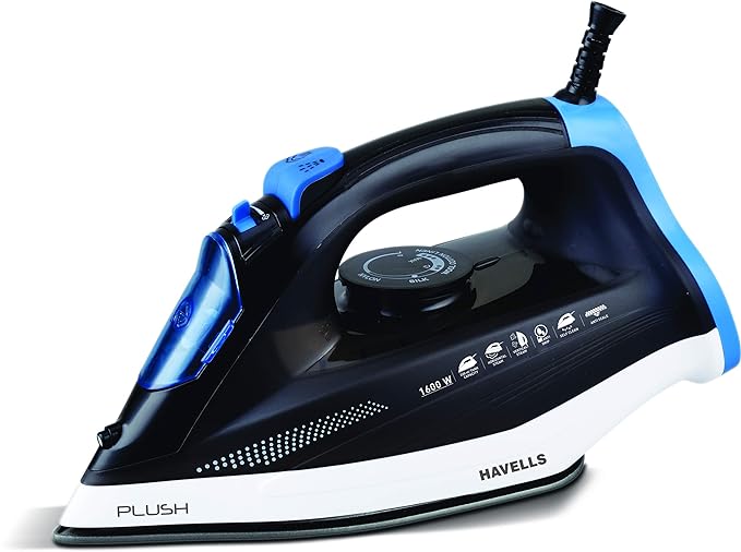 Havells Plush 1600-Watt Steam Iron (Black)