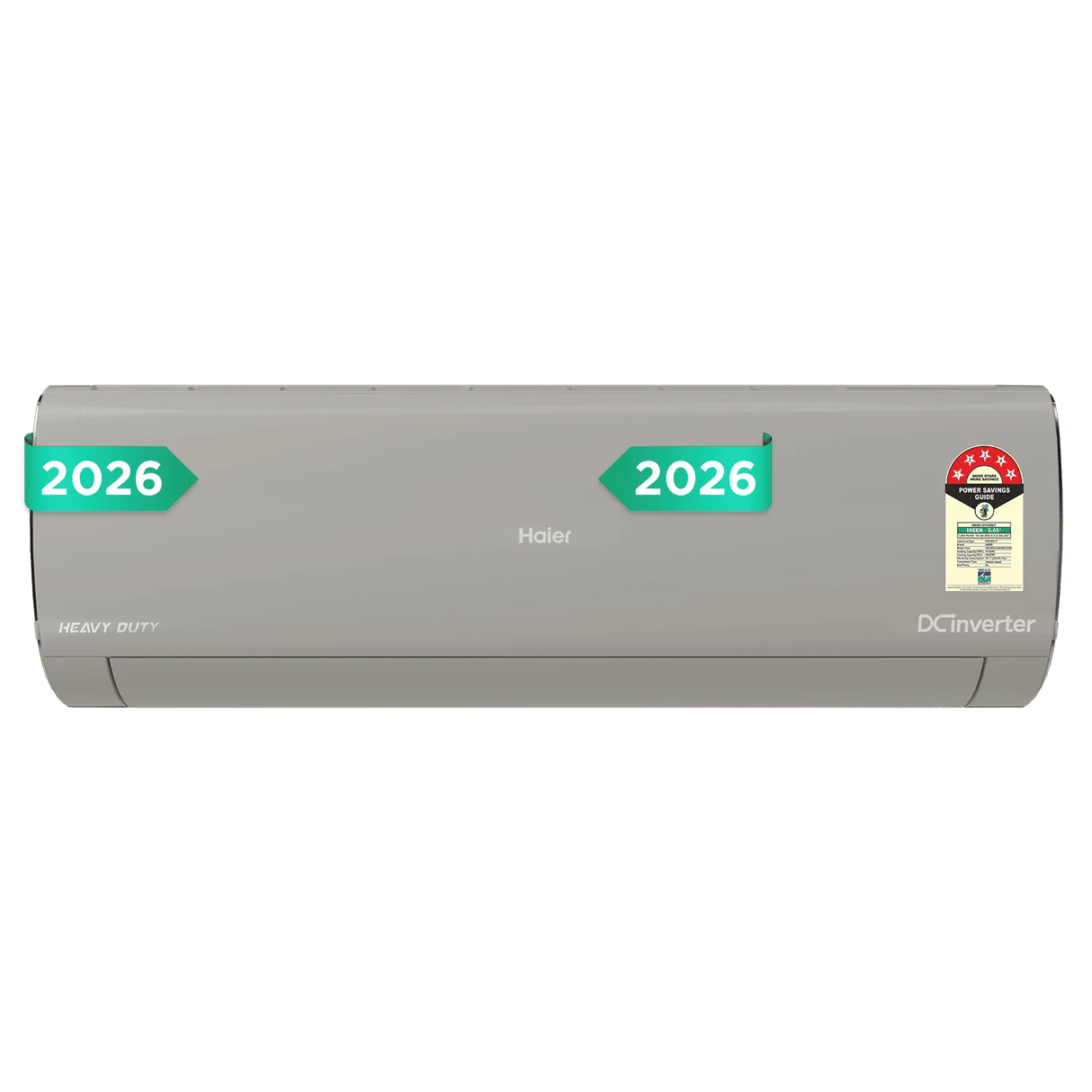 Haier Gravity Heavy Duty AI Plus 1.6 Ton 5 Star Inverter Split AC with 4-Way Swing (Copper Condenser, Convertible, HSI19GHD-MAI5NB-I)
